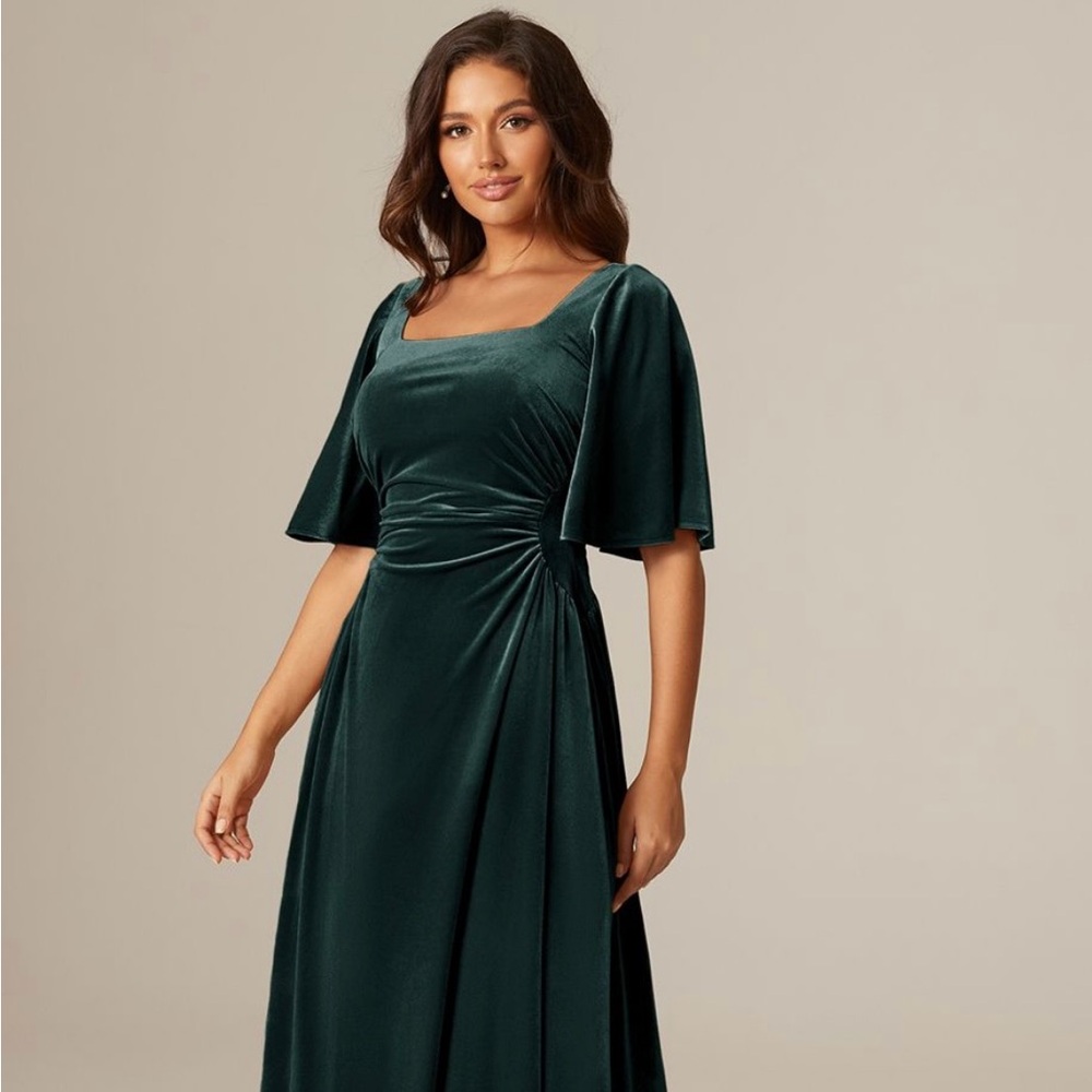 Hunter Green Maxi dress
